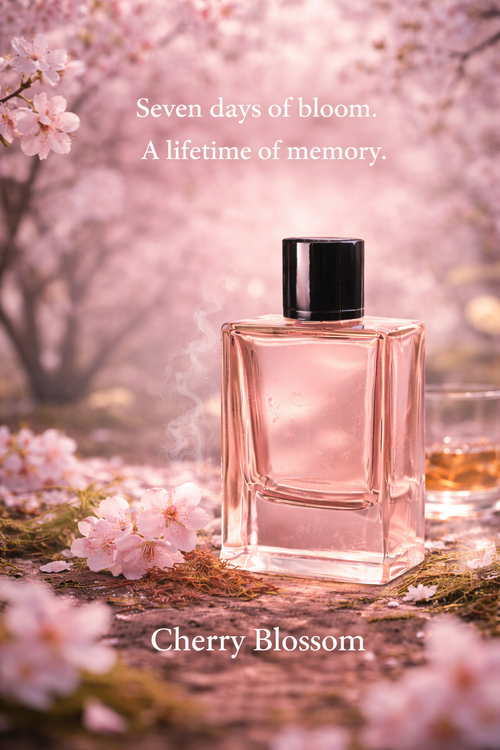 Cherry Blossom by Perfumous - A luxury feminine perfume with Sakura, Peony, and Lychee.